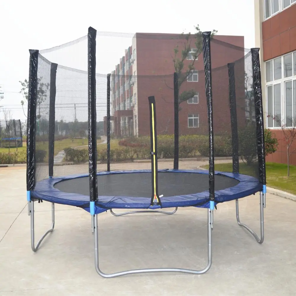 second hand Russian batut trampoline with safety net