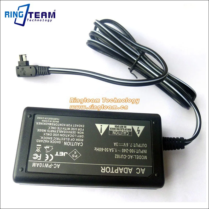 Digital Camera AC Power Adapter AC-PW10AM PW10AM  for Sony Handycam NEX-VG10 VG10 NEX-FS700 Alpha SLT-A58 A99 A57 A77 DSLR A100