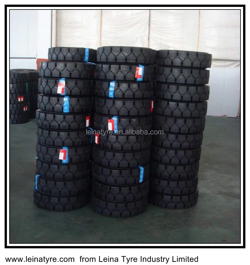 5.00-8 6.00-9 6.50-10 7.00-9 8.25-15 28x9-15 Industrial pneumatic forklift solid tire