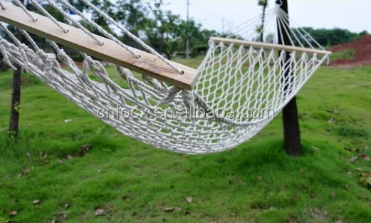 High quality wooden mesh hammock/rope hammock / net hammock