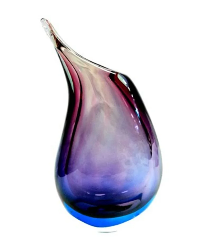 Teardrop Model Colorful Glass Murano Glass Vase