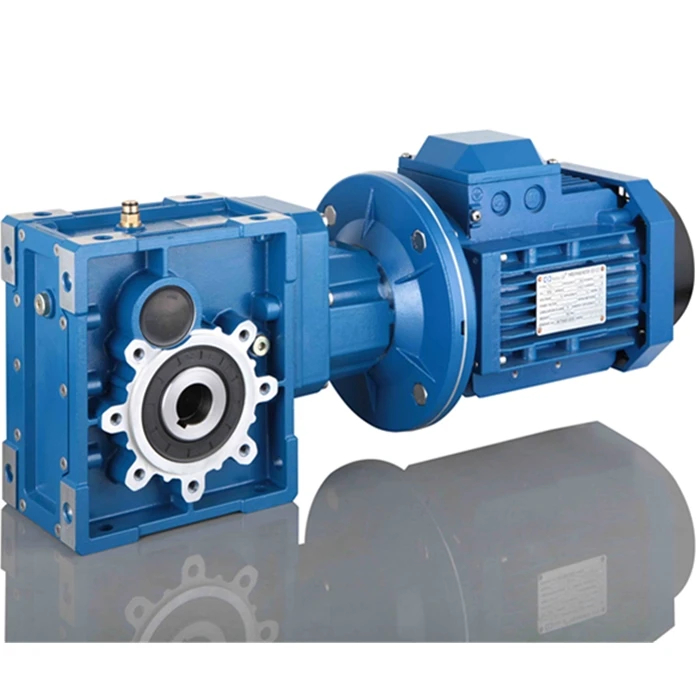 BKM series hypoid gear motor helical speed reducer gear speed reducer gearbox speed reduction gearbox for light industry