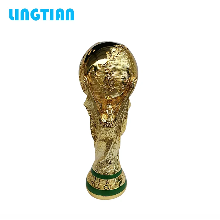 LINGTIAN Craft Custom Resin Fantasy Soccer /Football Trophy