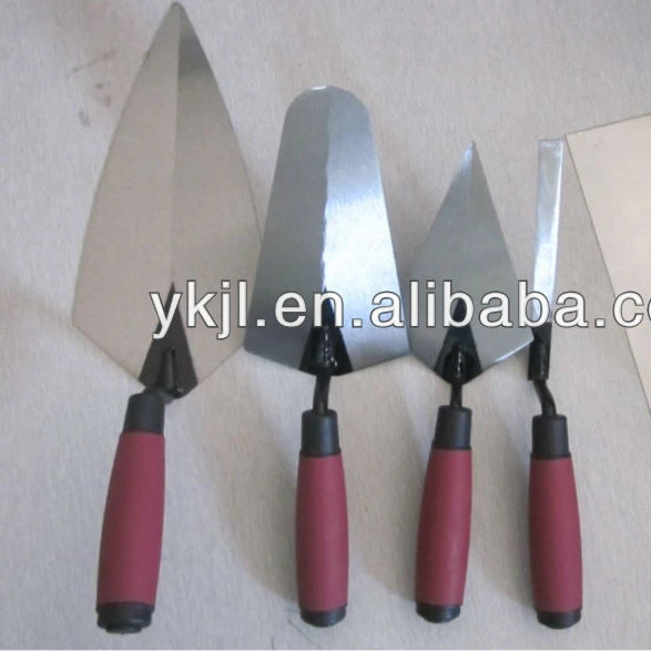 5pcs set construction tools polished blade marshalltown bricklaying trowels plastering trowel set