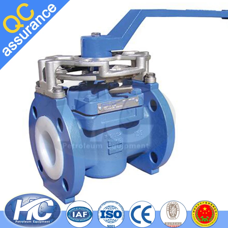Customized stop cock / lined plug valve / plug check valve made in china
