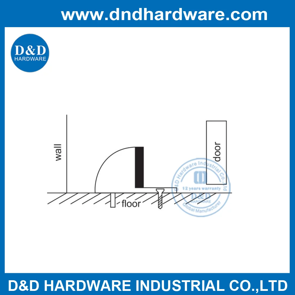 Stainless steel 316 silicon door stopper for metal door
