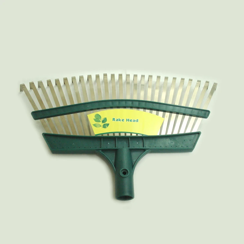 25 Tine stainless steel Grass Garden Leaf Rake