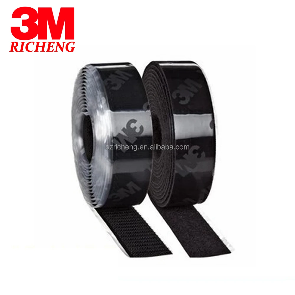 3M hook and loop belt buckle SJ3571 and SJ3572, Loop and Hook 3M original Tape black 1in * 50 yards black hook loop fastener tap