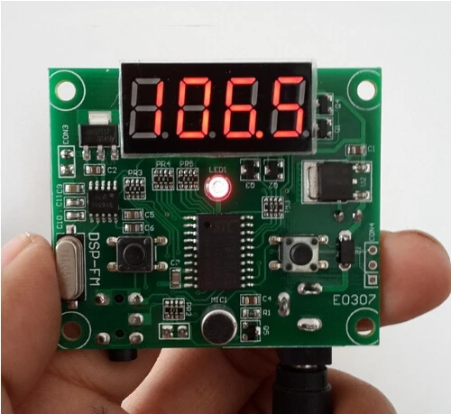 Технология DSP модуль FM-радиопередатчика ЖК-дисплей для беспроводного аудио