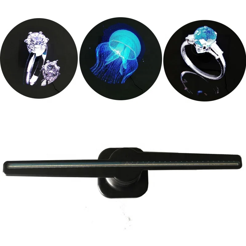 Wiikk 3D Hologram Fan Holo LED Display Advertising Led Fan for Air display 43/65/100cm