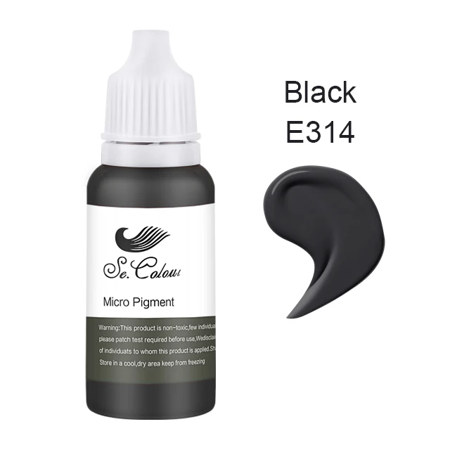 Best Black Tattoo Ink 3D Micropigmentation Pigments For Semi Permanent Makeup MSDS Certification