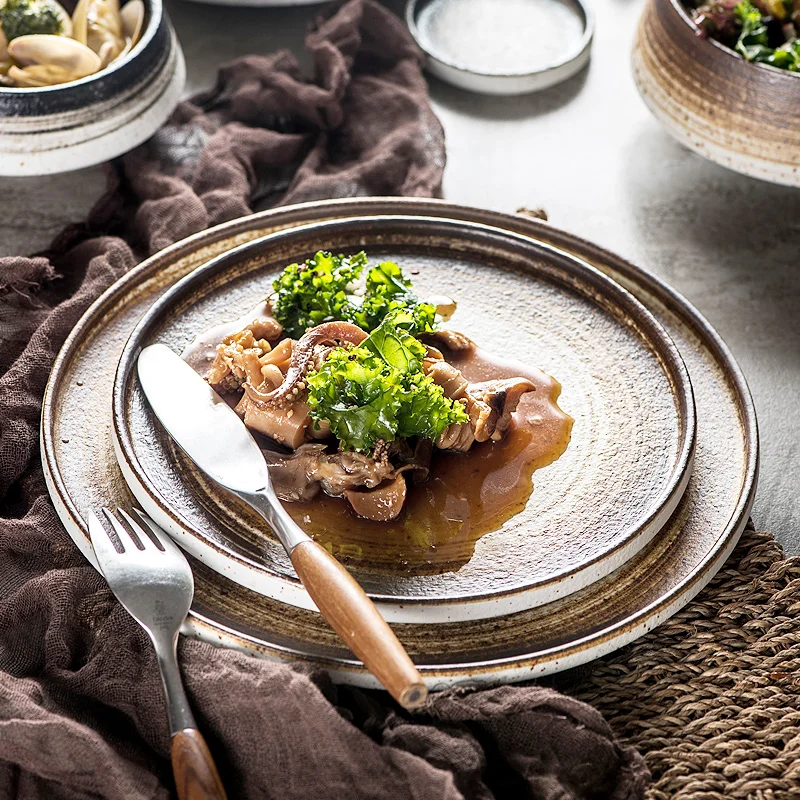 Hotel Restaurant Porcelain Small Round Candy Plates Sauce Dishes Ceramic dessert plate