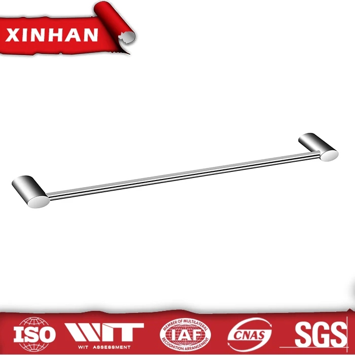 
magnetic towel bar brushed finish, zinc alloy single bathroom towel bar 