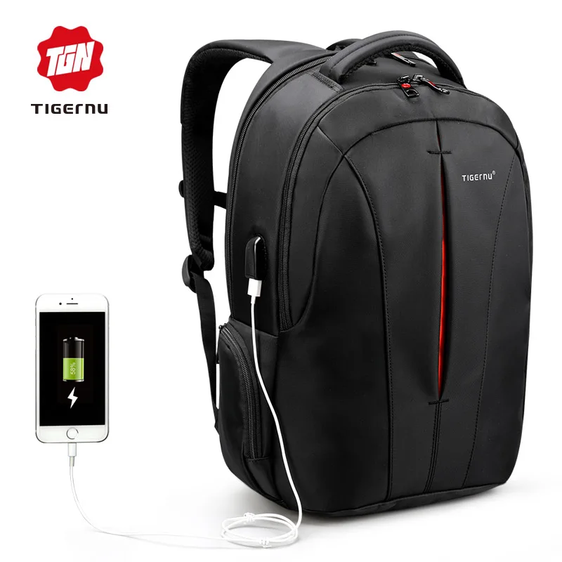 Tigernu Fashion Bag Wholesale anti theft laptop backpack  for outdoor bagpack school with USB charging  port