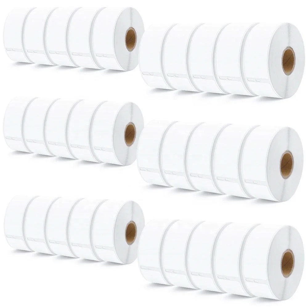 Thermal Label  For Dymo 30252 Compatible Multipurpose Square Labels 350 Per Roll 28 x 89 mm 1-1/8 x 3-1/2 inch