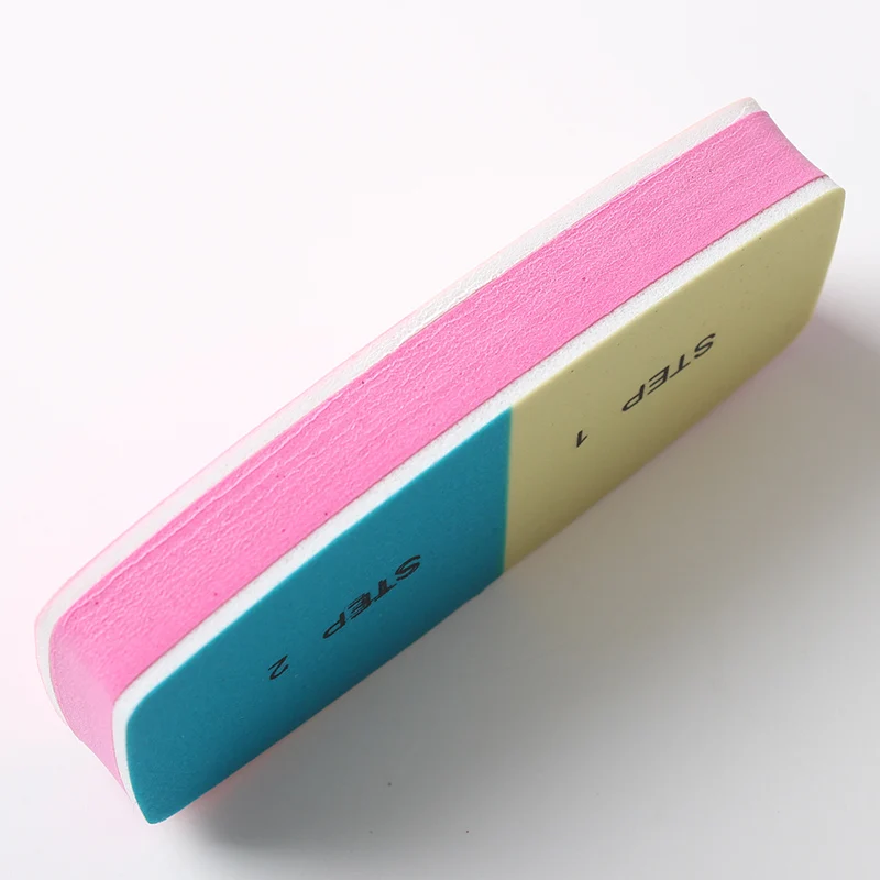 Wholesale custom color disposable sponge nail buffer