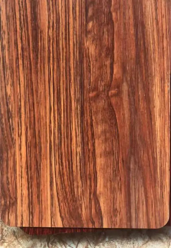 3d  PET wood effect film for aluminium profile vacuum heat transfer