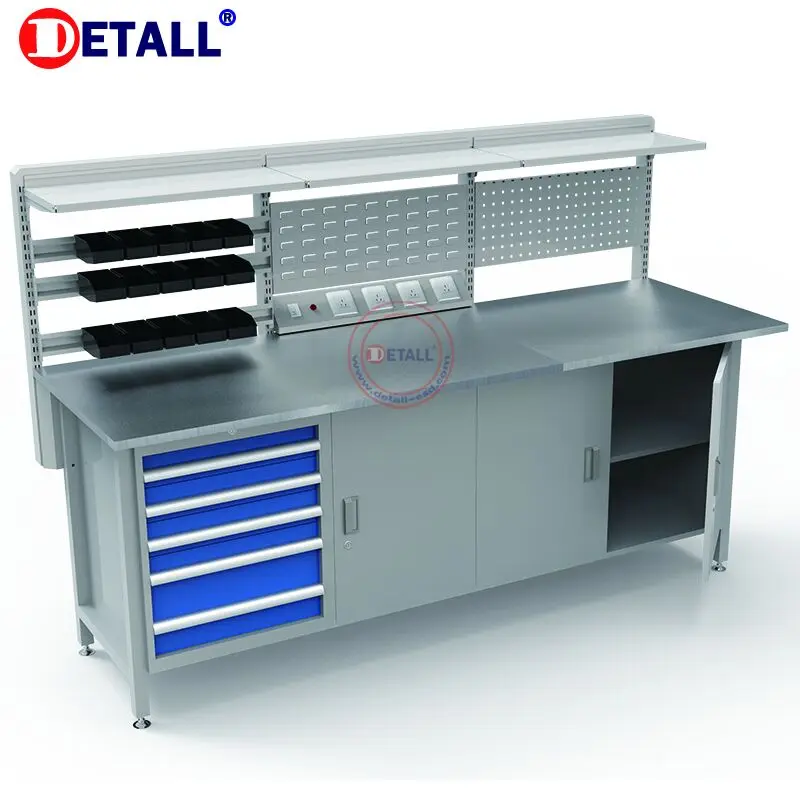 Detall Workshop Manufacture garage workbench cabinets