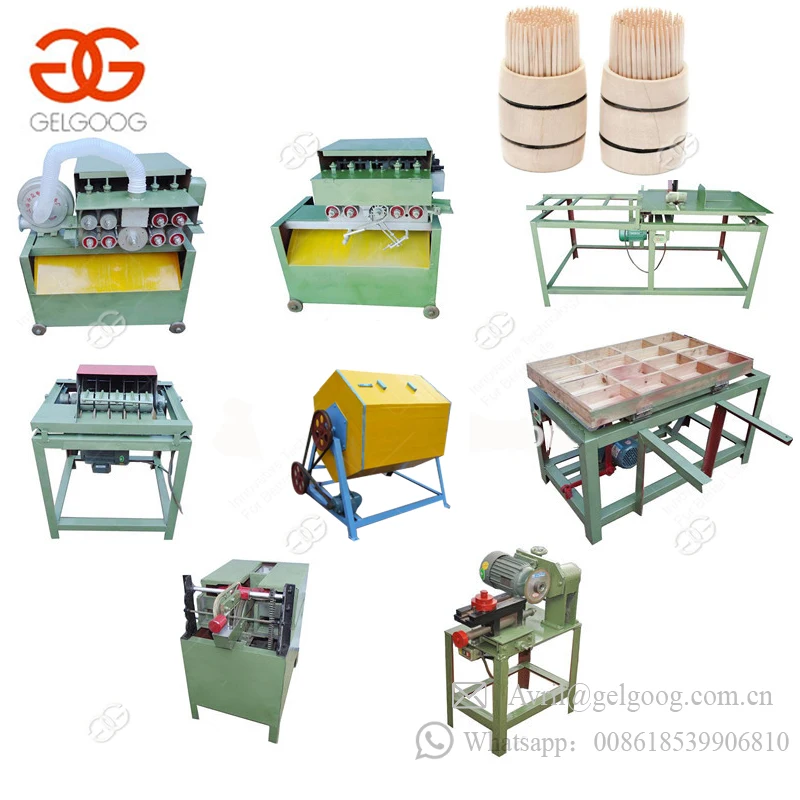 Автоматическая производственная линия по производству деревянных зубочисток, машина для изготовления деревянных зубочисток на продажу