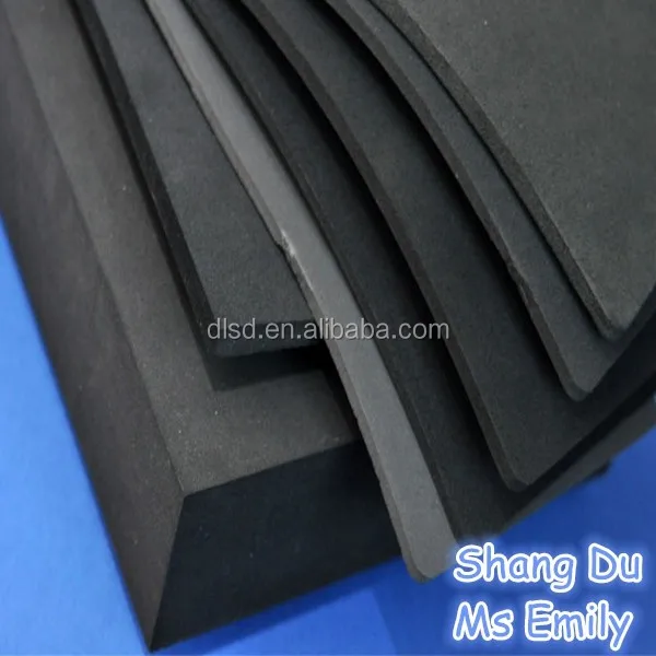 5~50mm thickness sbr foam rubber sheet