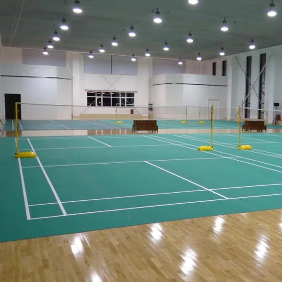 Best Price Easy to Clean Vinyl Badminton Court Mat With Ce/iso