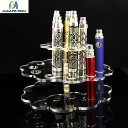 Заводская цена с акриловым дисплеем для электронной сигареты, прозрачная подставка, полка, держатель для электронной сигареты, стойка для аккумулятора Ego/Evod