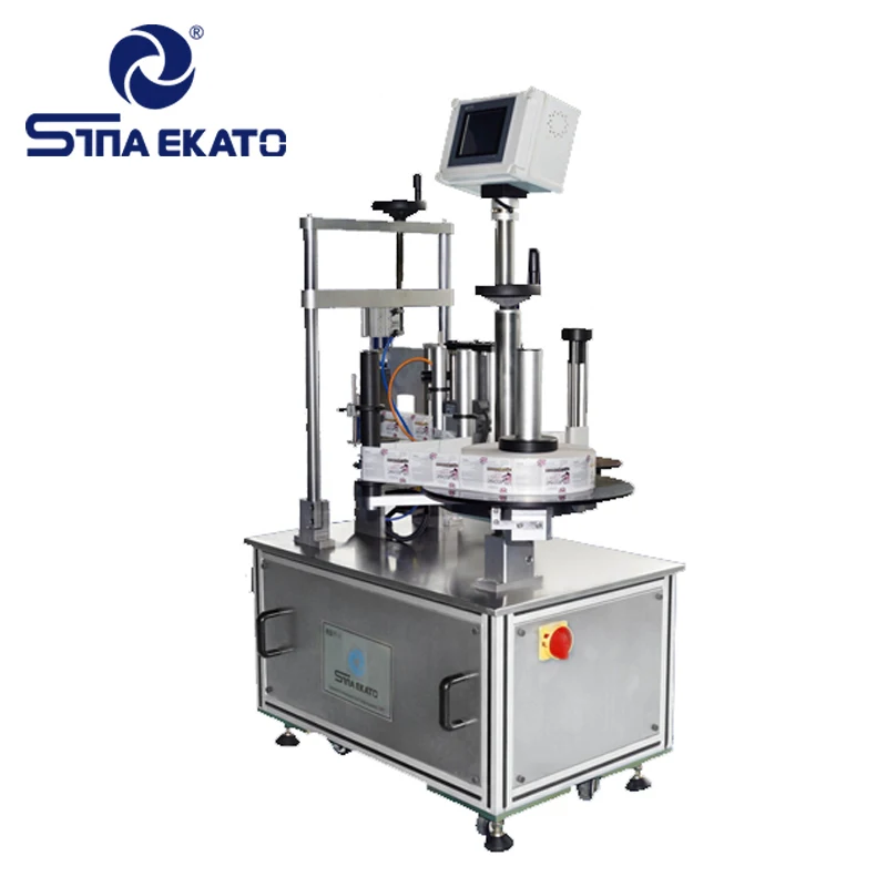 2017 Китай пищевой косметической медицинская машина маркировки бутылок, полуавтоматический маркировки машины