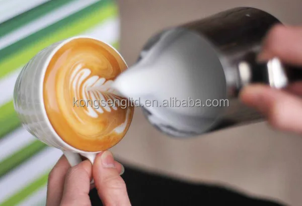 
Stainless Steel Frothing Pitcher / Milk Frothing Jug Stainless Steel Milk Cup 100ml-1000ml 