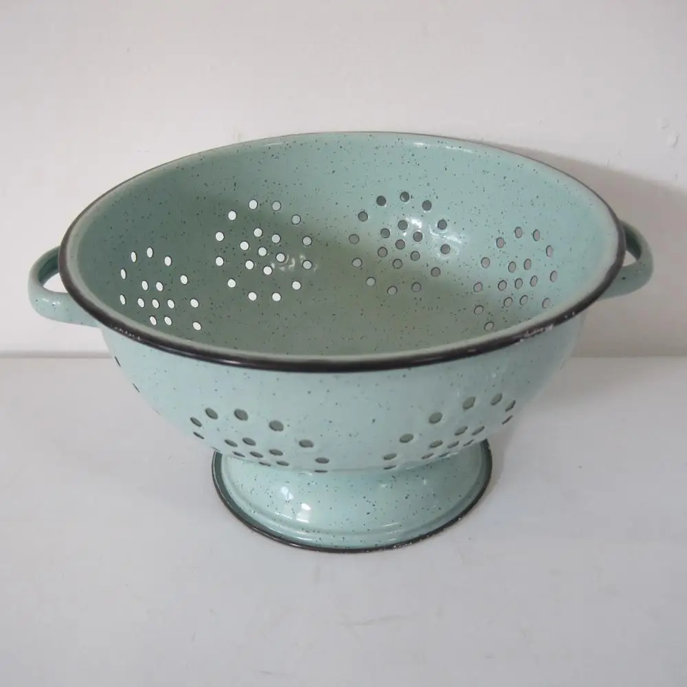 Enamel Speckle  Colander ,Enamel Strainer