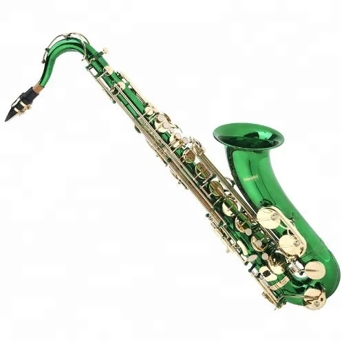 
Professional Green Lacquer B Flat Tenor Saxophone 