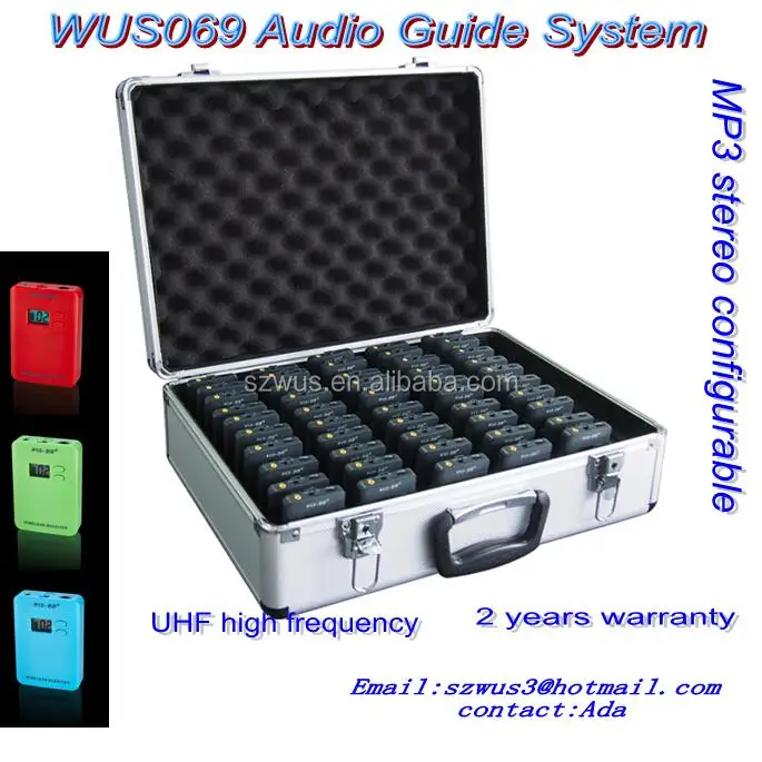 2 years warranty extremely noise-eliminating microphone wireless translation system/wireless listening devices