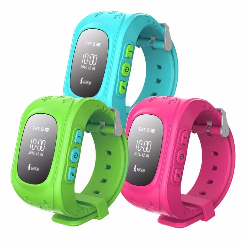 2019  Hot Sale GPS Smart Watch Kids Q50 SOS Call Location Finder Children Smart Electronic Baby Watch Q50 with safty functions