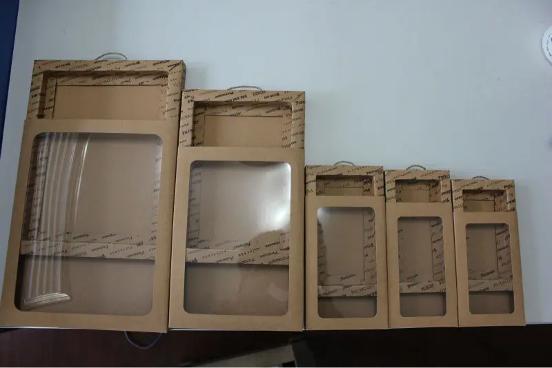 
Iphone 4/4s/5c/5s ipad cellophane gift boxes with windows 