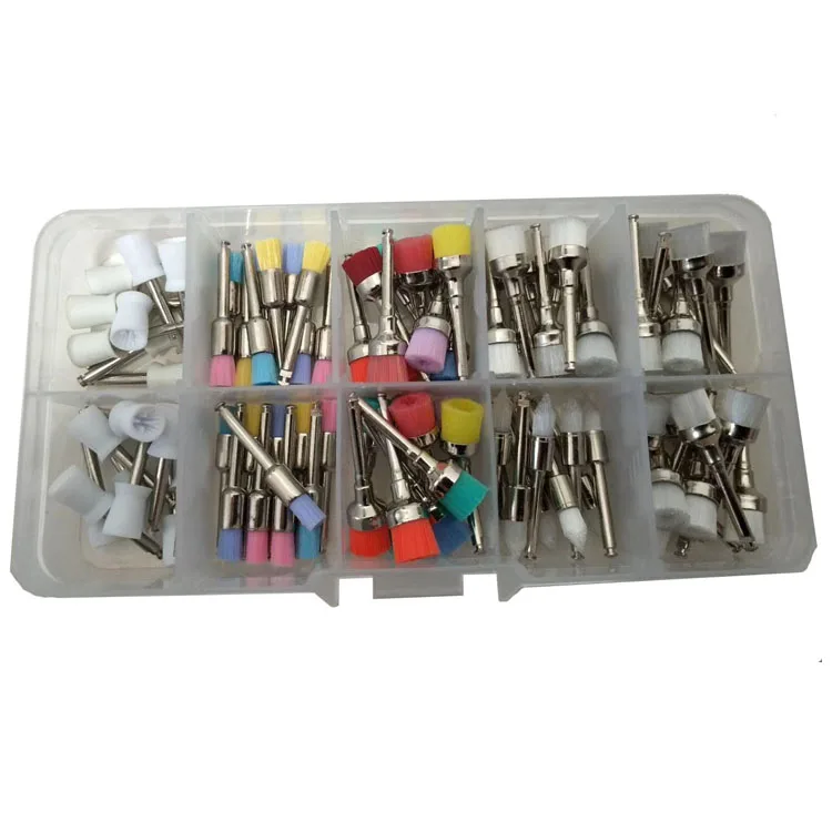 Colorful Dental Polishing Bristle Brushes