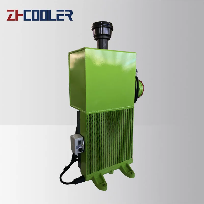 Hydraulic Oil Cooler With Fan For Concrete Mixer Truck