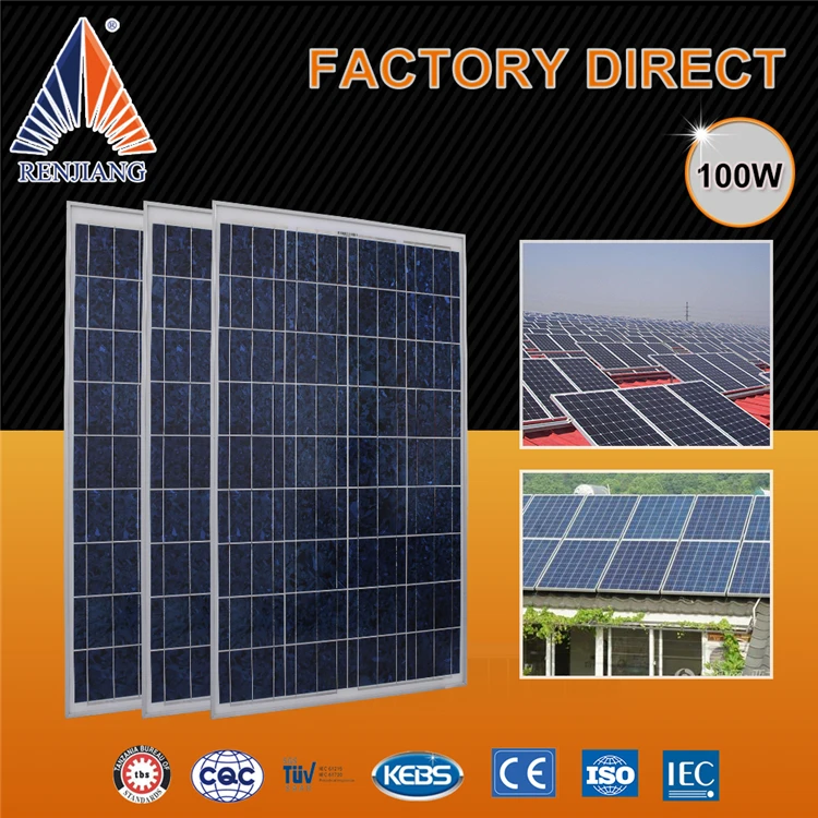 Best Price RJ Factory manufactures in china supply 100 watt folding pingxiang solar panel/solar panel for home usage