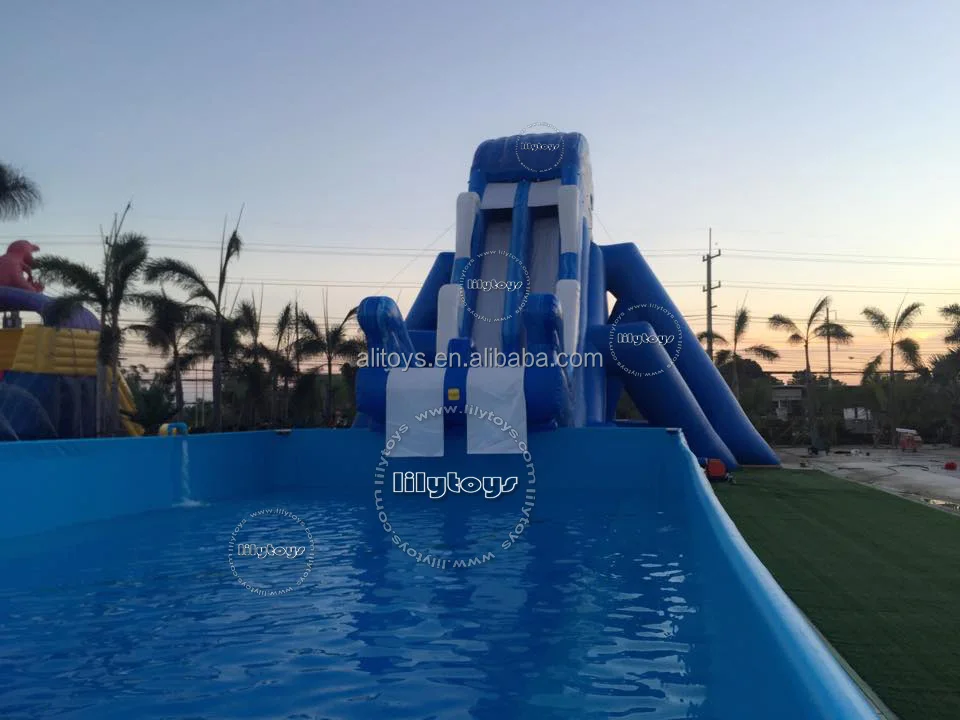 Коммерческая большая плавающая водная горка
