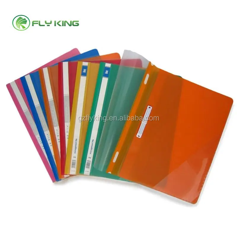 
Office Document File Holder A4 PP Clear Plastic Report File Cover Folder With Fastener 