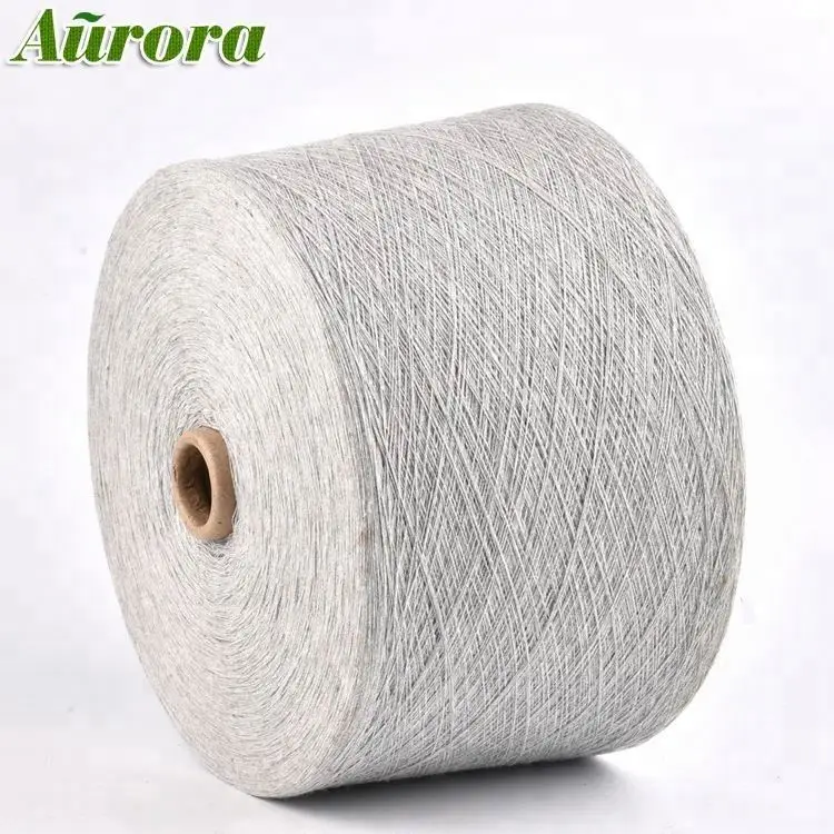 Good service high twist yarn yarn samples thread grey melange yarn