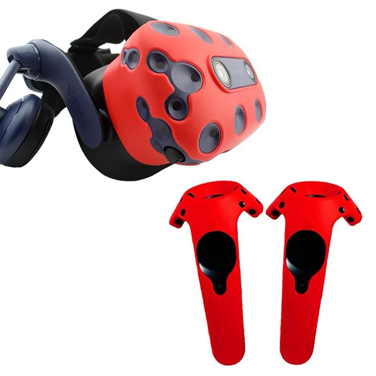 htc vive pro silicone cover skin for vive pro headset and controllers