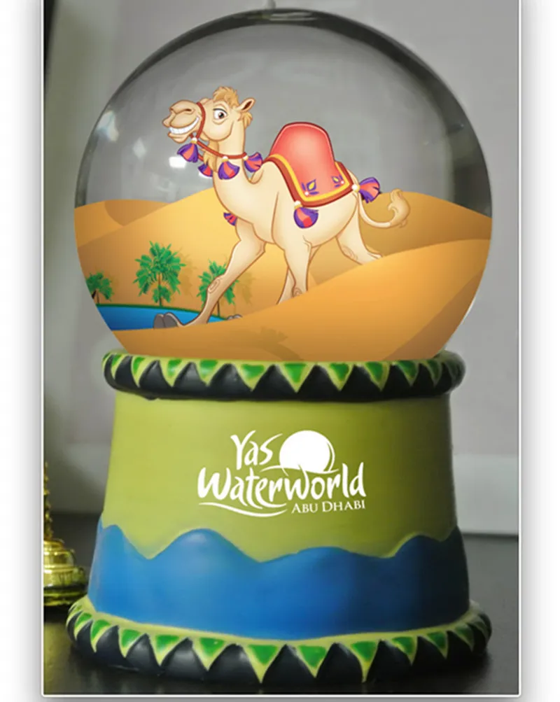 snow globe camel