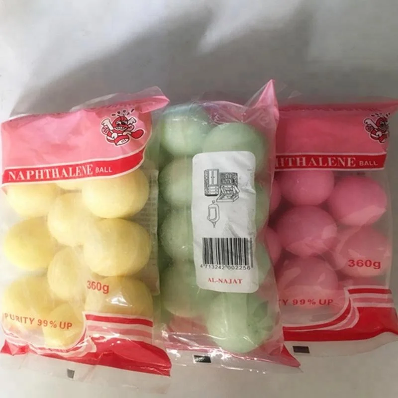 Manufacturer 360g 99% Colored Moth Balls refined naphthalene