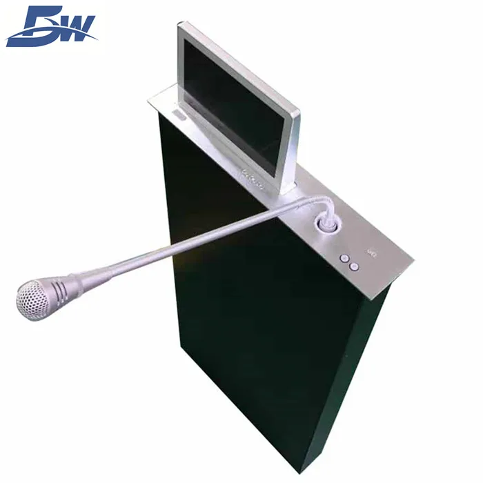 BW-LU17 Motorized Table Monitor Lift For Conference Room/Desktop LCD Screen Lift