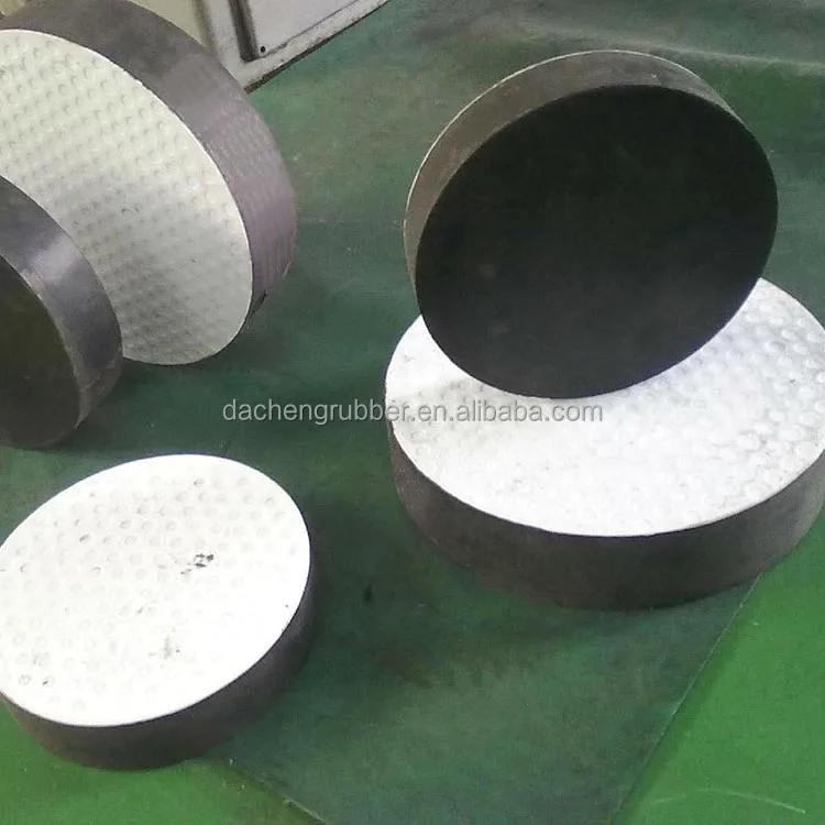 
China slide bearing pads with PTFE surface for bridge and railway 