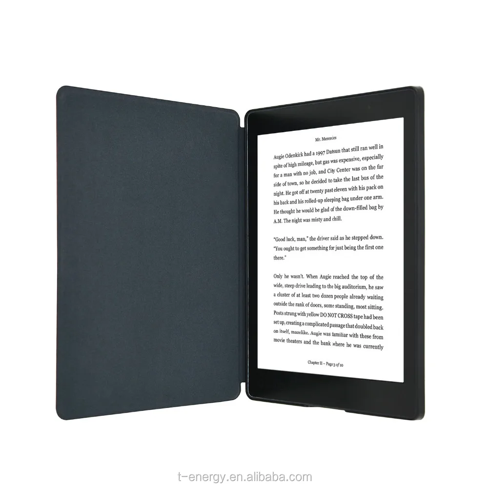 
for Kobo Aura One Case, Leather Tablet Cover Case for Kobo Aura One 7.8 inch ereader 2016 with auto wake sleep function, Black 