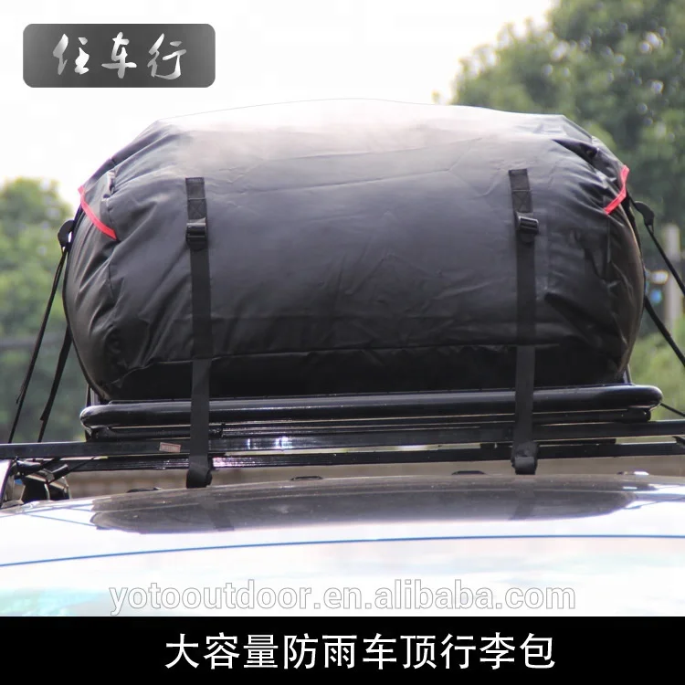 2019 Trending Durable Tarpaulin Waterproof Car Roof Top Cargo Bag Luggage Carrier 227L