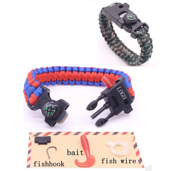 Multifunctional Paracord Bracelet With Logo