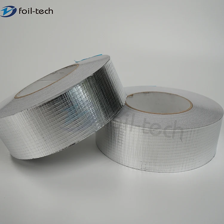 Wholesales Good Performance Self Adhesive Reinforced Fireproof Aluminum Foil Tape