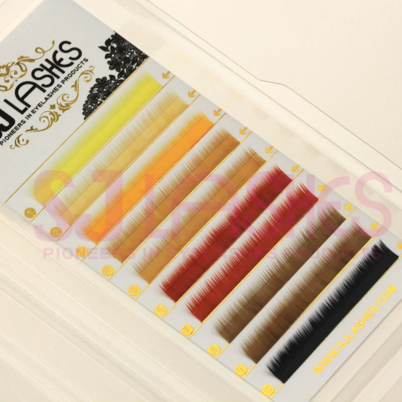 Wholesale  Eyebrow Extensions Private Label Colorful Eyebrow