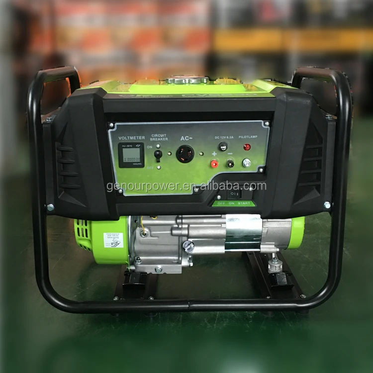 Новый дизайн 6.5hp бензиновый генератор 2 кВт с двигателем 168f-1 для